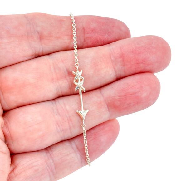 Tiffany & Co. Jewelry - Tiffany & Co. Paloma Picasso Sterling Silver Graffiti Arrow Bracelet 6.75”